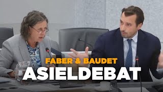 Baudet in debat met Faber PVV over remigratie [upl. by Myrah]