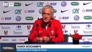 Football  Deschamps ne regrette pas la nonsélection de Lacazette  0610 [upl. by Cynera307]