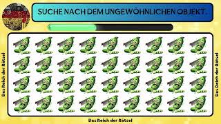 Finde das unterschiedliche Emoji in 20 Sekunden  Rätsel für Klügsten  schwieriges Niveau Emoji [upl. by Glenna]