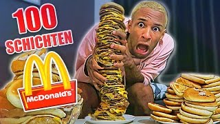 100 Schichten CHEESEBURGER 😀😂 [upl. by Notsa]