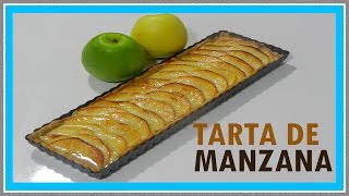 COMO HACER TARTALETA O PASTEL DE MANZANA Y CREMA PASTELERA [upl. by Konyn]