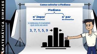 Como calcular a Mediana [upl. by Ettenor]