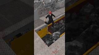 Cement Factory Labour Accident 😨 shorts 3danimation [upl. by Prunella]