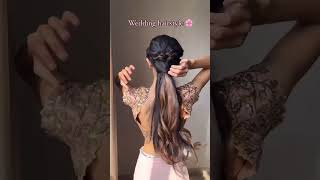 weddinghairstyle hairstyle youtubeshorts [upl. by Nena]