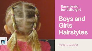 French Braid Pigtails for Short Hair  Easy Styling Tips [upl. by Drofdarb89]