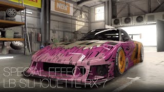 【CSR2】SPECIAL EFFECT LB SILHOUETTE RX7 • tune amp shift • 7622 [upl. by Githens]