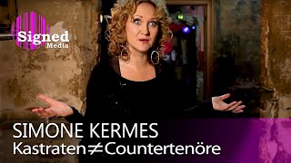 Simone Kermes über Kastraten im Unterschied zu Countertenören [upl. by Broddie]