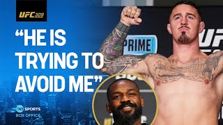 Tom Aspinall fires back at Jon Jones after he called him an ahole 👀 UFC309 [upl. by Yruj]