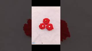 How to make woolen flower at home woolen craft ideas art woolen woolencraft shorts flowers [upl. by Ariajaj436]