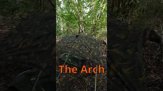 Poncho Tarp Camping  The Arch poncho tarps bushcraft [upl. by Vod]