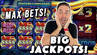 MAX BET Slots for BIG JACKPOTS [upl. by Nessi801]