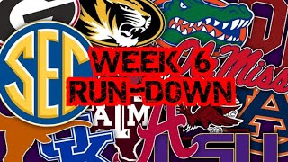 WEEK 6 RUNDOWN OF TODAYS GAMES  COLLEGE FOOTBALL  2024 [upl. by Richia920]