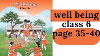 wellbeing class 6 page 35 to 40 class6 [upl. by Diantha]