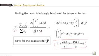 Reinforced Concrete  2  C6L6  Cracked and Uncracked Transformed Section [upl. by Jenifer]