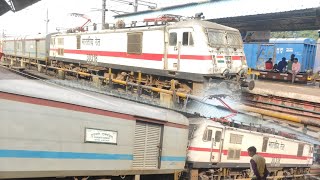 Ac Duronto and akal takt arriving and crossing Asn st Tno 12260 and 12318 Trainworld786 [upl. by Gibrian]