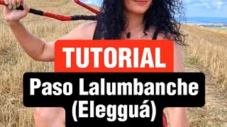 Tutorial ⏩ Paso Lalumbanche Elegguá ❤️🖤 [upl. by Ainotna212]