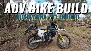 Husqvarna 701 Enduro Adventure Bike Build [upl. by Adirahs]