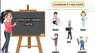 Community Helpers for Kids  JobsOccupations for Preschool Kindergarten [upl. by Yrffej]