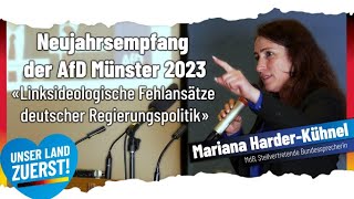 quotLinksideologische Fehlansätze deutscher Regierungspolitikquot  Mariana HarderKühnel MdB [upl. by Ybloc6]