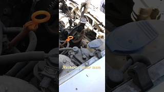 How to replace timing belt easily 😳🤯 mechanic shortsfeed [upl. by Depoliti]