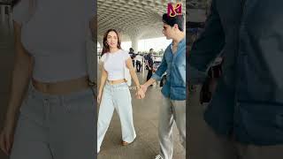 Siddharth Malhotra With Wife Kiara Advani Spotted At Airport  shorts viral bollywood [upl. by Irahs]