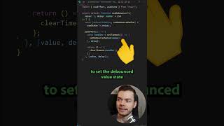 React Debounce Hook 🔥 reactjs reactjstutorial webdevelopment reactdevelopment [upl. by Athenian]