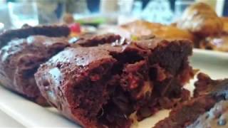 Brownies aux noix et dattes براونيز بالجوز و التمر [upl. by Eveivenej]