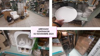 DE MAGNIFIQUES TROUVAILLES AU MAGASIN CENTRAKOR LE 02 NOVEMBRE ARRIVAGE DÉCO CUISINE MAISON [upl. by Leryt]