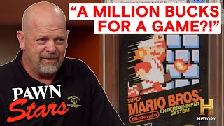 Pawn Stars TOP 4 SUPER RARE NINTENDO GAMES [upl. by Lindsley]