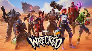 Fortnite Wrecked trailer amp battle pass all 6 wins 4 crown wins 5 in a row from day one video soon [upl. by Mahau]