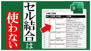 Excelで作る作業工程表で『セル結合』ではなく『条件付き書式』を使う [upl. by Leticia]