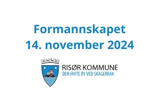 Formannskapet i Risør 14 november 2024 [upl. by Montgomery31]