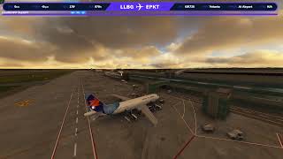 MSFS LIVE 🔴  Tel Aviv Katowice Fenix Airbus 320  Vatsim  EL AL Virtual  Israir Airlines [upl. by Anik]