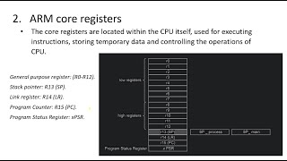 5 Renesas RA4E1  ARM CortexM architecture P2  Core registers and Instruction set [upl. by Dorina]