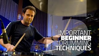 5 Beginner Drumming Techniques with Mike Michalkow [upl. by Yttiy281]