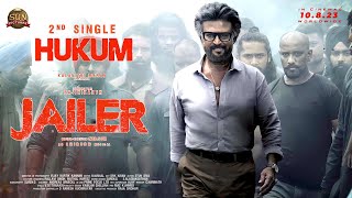 JAILER Second Single Hukum  Superstar Rajinikanth  Tamanna  Jailer Audio Launch amp Trailer Date [upl. by Byrom]