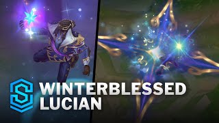 Winterblessed Lucian Skin Spotlight  PreRelease  PBE Preview  League of Legends [upl. by Eulalie973]