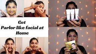 VLCC GOLD FACIAL KIT REVIEW HOW TO USE VLCC GOLD FACIAL KIT AT HOME  PRAKSHI VERSATILE [upl. by Ldnek717]