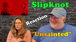 FirstTime Reaction to Slipknot quotUnsaintedquot MV [upl. by Hcab581]