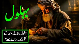 Who was Behlol Dana kon thy  Story of Behlol Dana and Harun Rashid [upl. by Luy]