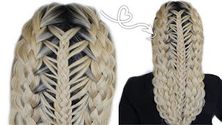 Braid for long hair  intricate braid style [upl. by Greenstein]