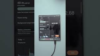 Samsung Galaxy Z Fold 6 fast charging test [upl. by Namyh]