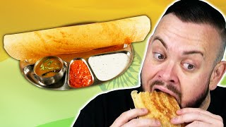 Irish People Try Indian Dosa [upl. by Okier]