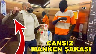 ASANSÖRDE CANSIZ MANKEN ŞAKASI [upl. by Ardyaf661]