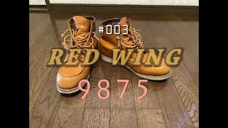 今のうち買っとけシリーズ 003 RED WING 9875 [upl. by Adlare]