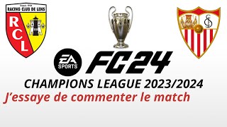 Champions League 20232024 Lens vs FC Séville [upl. by Leis]