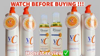 DISAAR VITAMIN C LOTION REVIEW WATCH THIS BEFORE BUYING [upl. by Eniar]