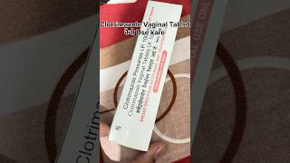 Clotrmazole Vaginal Tablet kaise use kare nursing medication suppositories pessaries shorts [upl. by Arelc102]