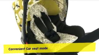 Cosatto Giggle Stroller Treet YouTube 2014 [upl. by Palmore299]