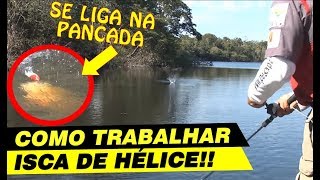 COMO TRABALHAR A ISCA DE HÉLICE Se liga na Pancada do Tucuna durante a explicação [upl. by Sev]